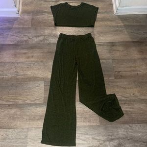 Two piece crop top set